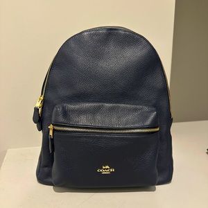Coach Leather Backpack
